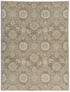 9x12 Gray and Multicolor Turkish Oushak Rug
