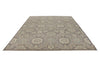 9x12 Gray and Multicolor Turkish Oushak Rug