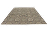 9x12 Gray and Multicolor Turkish Oushak Rug