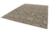 9x12 Gray and Multicolor Turkish Oushak Rug