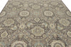 9x12 Gray and Multicolor Turkish Oushak Rug