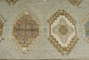 9x12 Gray and Multicolor Turkish Oushak Rug