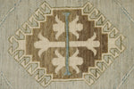 9x12 Gray and Multicolor Turkish Oushak Rug