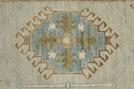 9x12 Gray and Multicolor Turkish Oushak Rug