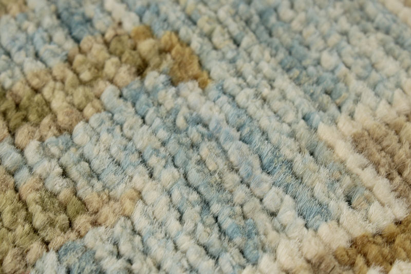 9x12 Gray and Multicolor Turkish Oushak Rug