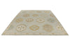 9x12 Gray and Multicolor Turkish Oushak Rug