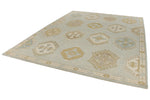 9x12 Gray and Multicolor Turkish Oushak Rug