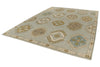 9x12 Gray and Multicolor Turkish Oushak Rug