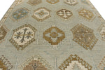 9x12 Gray and Multicolor Turkish Oushak Rug