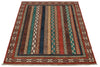 3x5 Multicolor and Multicolor Turkish Tribal Rug