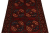 3x5 Burgundy and Multicolor Turkish Tribal Rug