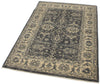 3x5 Gray and Ivory Turkish Oushak Rug