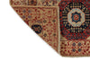 3x5 Ivory and Multicolor Turkish Tribal Rug