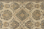 3x5 Ivory and Gray Anatolian Tribal Rug