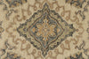 3x5 Ivory and Gray Anatolian Tribal Rug