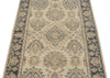 3x5 Ivory and Gray Anatolian Tribal Rug