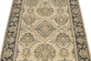 3x5 Ivory and Gray Anatolian Tribal Rug