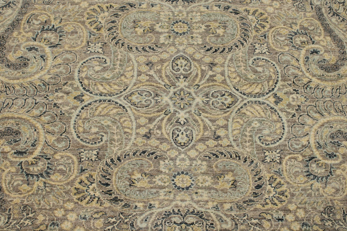 4x5 Brown and Multicolor Anatolian Tribal Rug