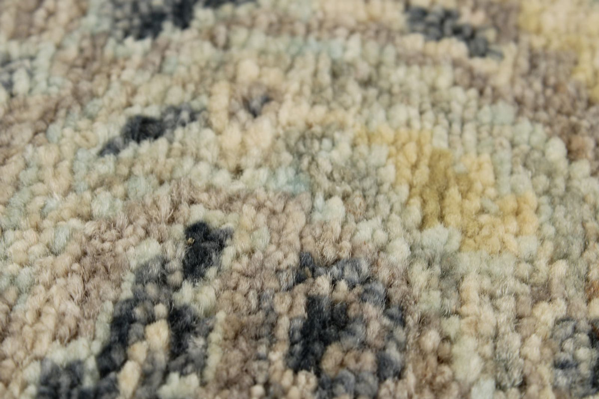 4x5 Brown and Multicolor Anatolian Tribal Rug