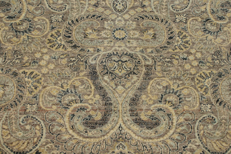 4x5 Brown and Multicolor Anatolian Tribal Rug