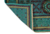 4x6 Blue and Turquoıse Turkish Tribal Rug