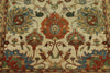4x6 Ivory and Camel Turkish Tribal Rug