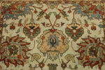 4x6 Ivory and Camel Turkish Tribal Rug