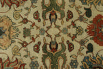 4x6 Ivory and Camel Turkish Tribal Rug
