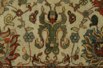 4x6 Ivory and Camel Turkish Tribal Rug