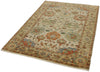 4x6 Ivory and Camel Turkish Tribal Rug