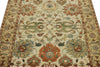 4x6 Ivory and Camel Turkish Tribal Rug