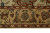 4x6 Ivory and Camel Turkish Tribal Rug