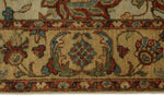 4x6 Ivory and Camel Turkish Tribal Rug