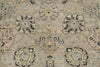 4x6 Gray and Ivory Turkish Oushak Rug