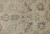 4x6 Gray and Ivory Turkish Oushak Rug