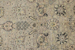 4x6 Gray and Ivory Turkish Oushak Rug