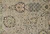 4x6 Gray and Ivory Turkish Oushak Rug