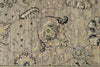 4x6 Gray and Ivory Turkish Oushak Rug