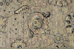 4x6 Gray and Ivory Turkish Oushak Rug