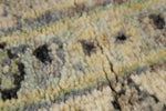 4x6 Gray and Ivory Turkish Oushak Rug