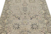 4x6 Gray and Ivory Turkish Oushak Rug
