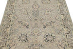 4x6 Gray and Ivory Turkish Oushak Rug