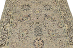 4x6 Gray and Ivory Turkish Oushak Rug
