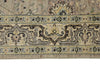 4x6 Gray and Ivory Turkish Oushak Rug