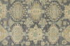 4x6 Gray and Ivory Turkish Oushak Rug