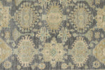 4x6 Gray and Ivory Turkish Oushak Rug