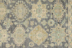 4x6 Gray and Ivory Turkish Oushak Rug