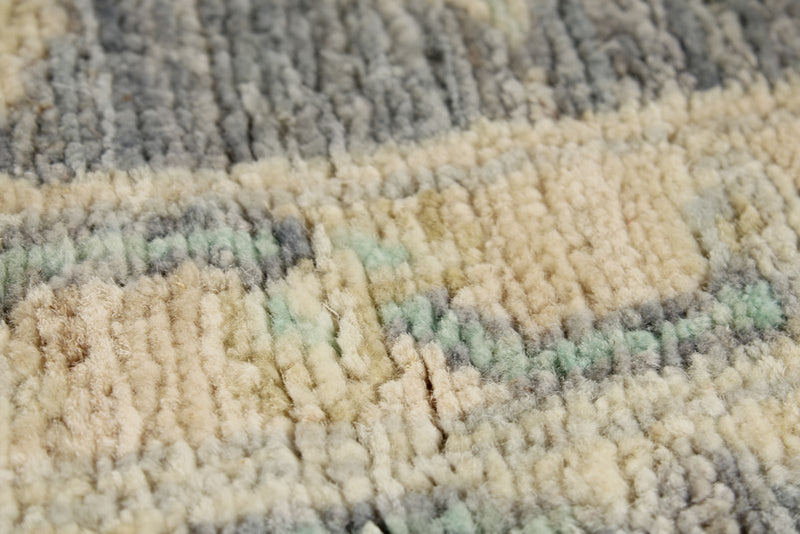 4x6 Gray and Ivory Turkish Oushak Rug