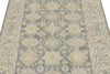 4x6 Gray and Ivory Turkish Oushak Rug