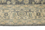 4x6 Gray and Ivory Turkish Oushak Rug